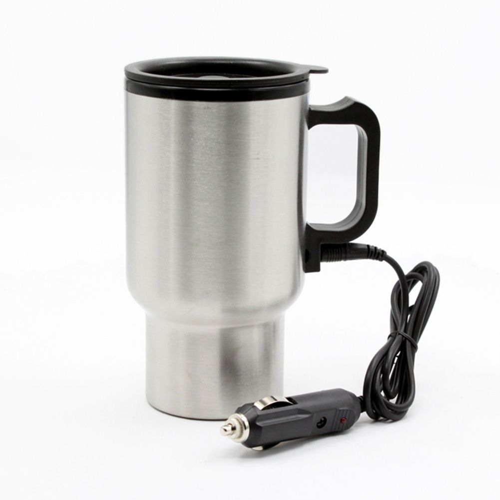 2019 Car Style 450ml 12v Auto Car Heating Cup Stainless Steel Coffe
