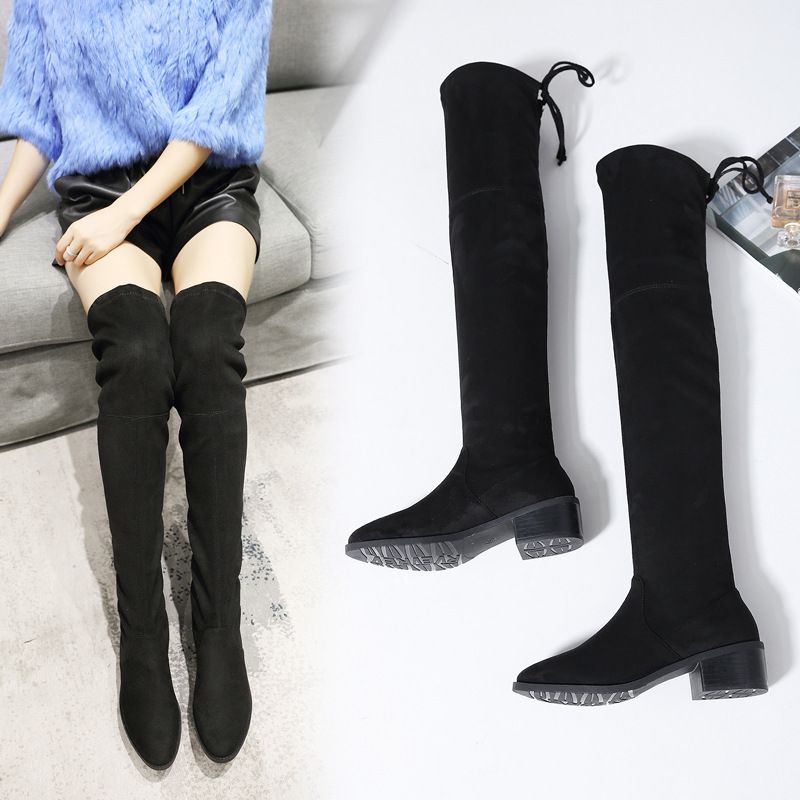 Compre 2018 Zapatos De Invierno De Las Mujeres Negro Gris Rodilla Compre 2018 Zapatos Zapatos Zapatos De Invierno De Las Mujeres Negro Gris Rodilla 471ecc