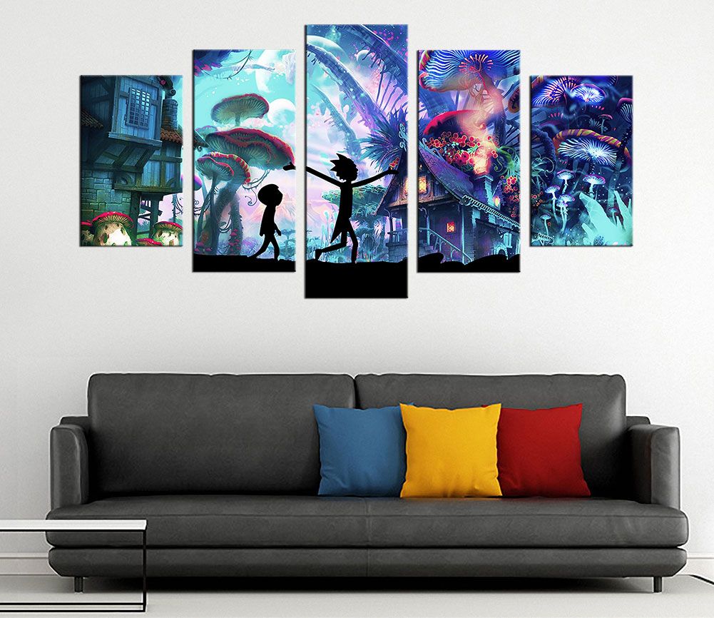 2019 Rick And Morty Canvas Prints Wall Art Decor Poster ...