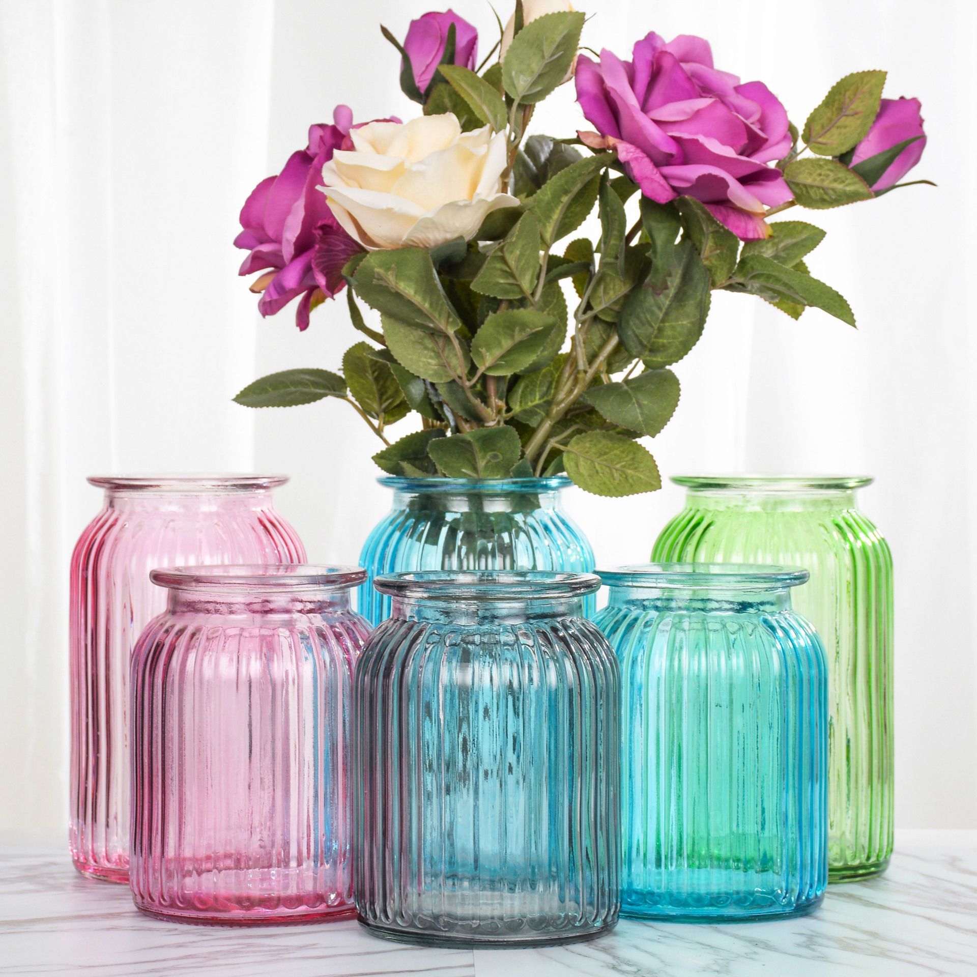 home glass vases flower