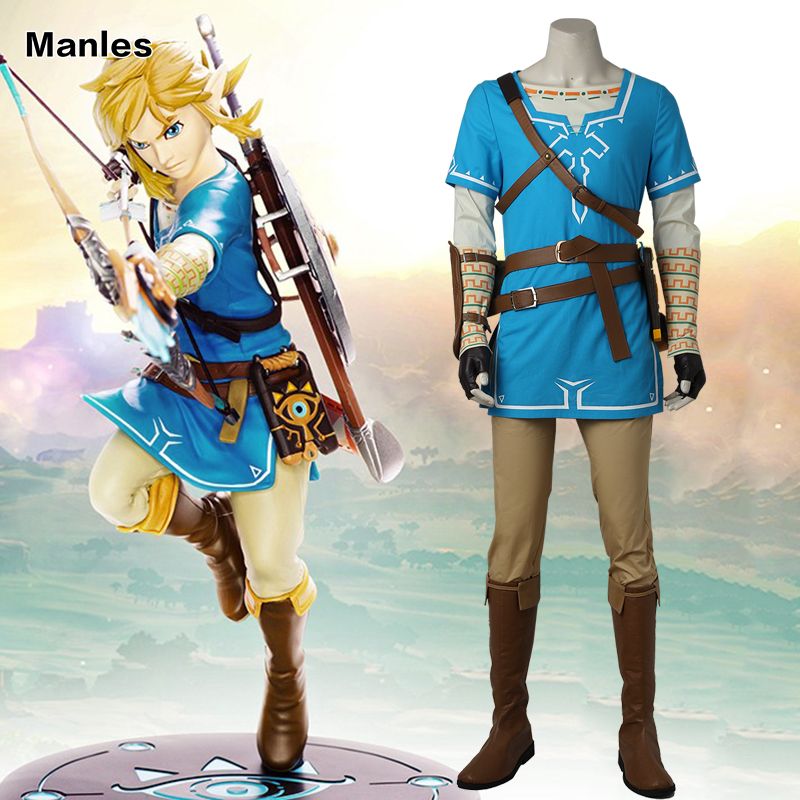 Breath of the Wild The Legend of Zelda Cosplay Costume Outfit All Size Halloween