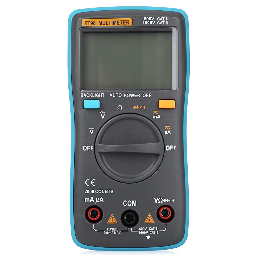 2020 Big Screen Digital Multimeter AC / DC Voltage AC / DC Current ...