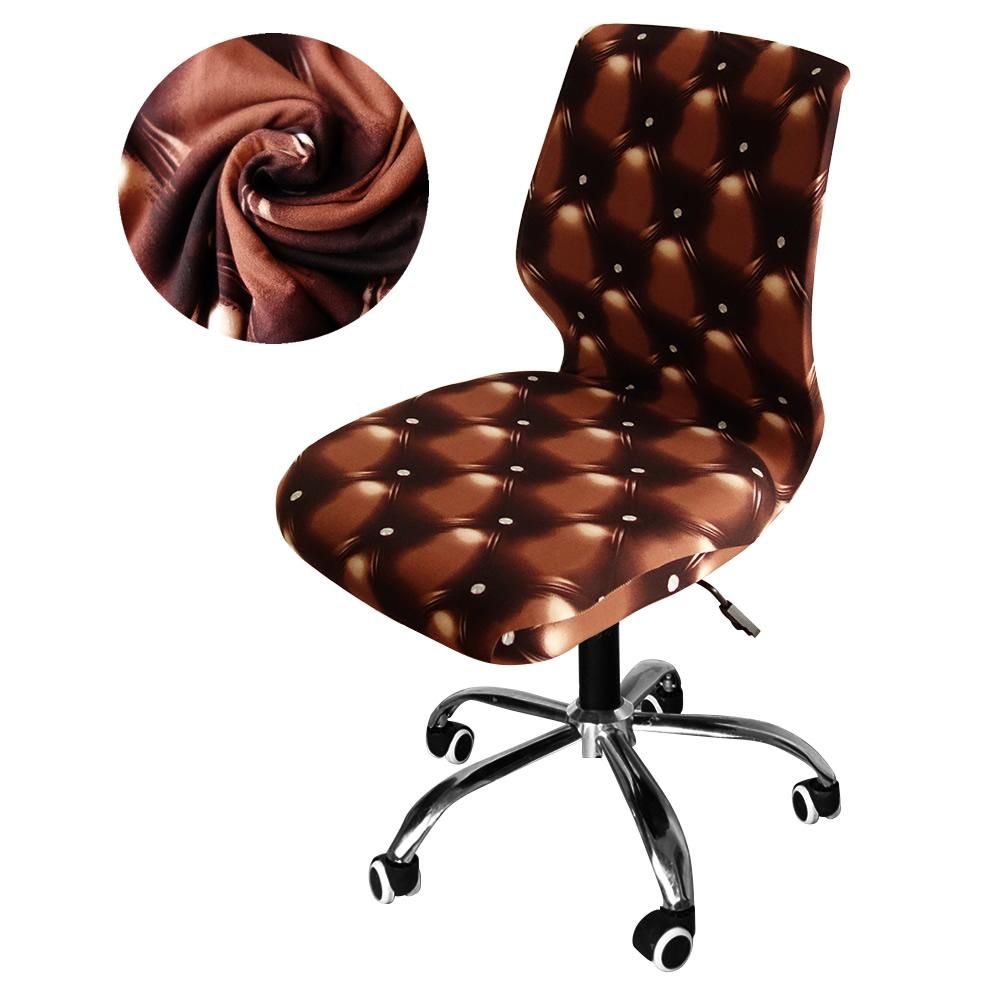 Printing Leaves Computer Office Chair Cover Washable Removable Arm Printing Leaves Computer Office Chair Cover Washable Removable Arm Slipcover Stretch Rotating Lift Covers Wingback Designer
