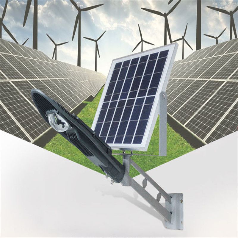 Solar Panel Powered Garden Lamp 20w Led Automatic Control Street Light Outdoor Lighting System