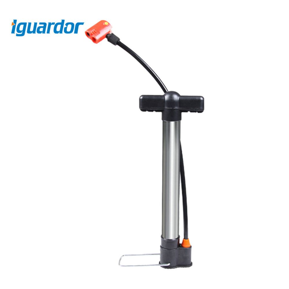 2019 Iguardor Aluminum Portable Bike Floor Tire Pump Bicycle Air