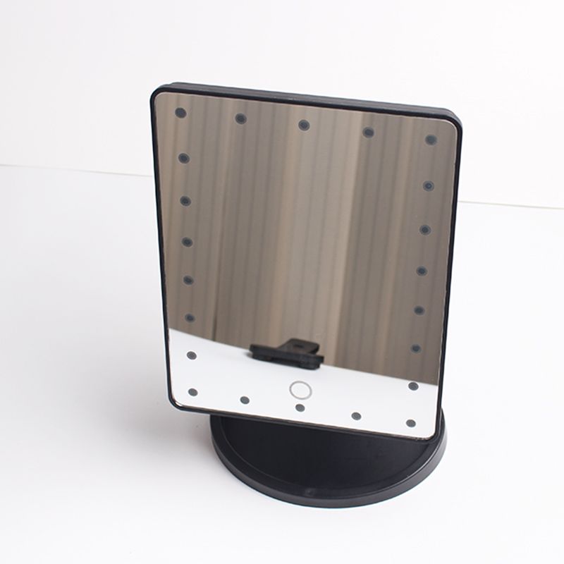 Led Touch Screen Makeup Mirror Professional Vanity With 16 22 Led Touch Screen Makeup Mirror Professional Vanity With 16 22 Lights Adjule Countertop 180 Rotating Make Up Tool Oval Mirrors