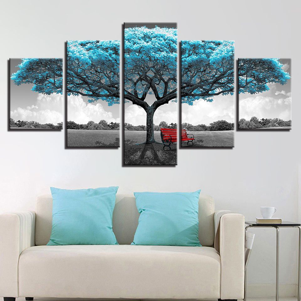 2019 Canvas Prints Paintings Framework Living Room Decor ...