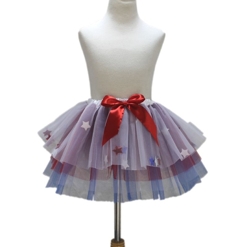 red white and blue tutu skirt