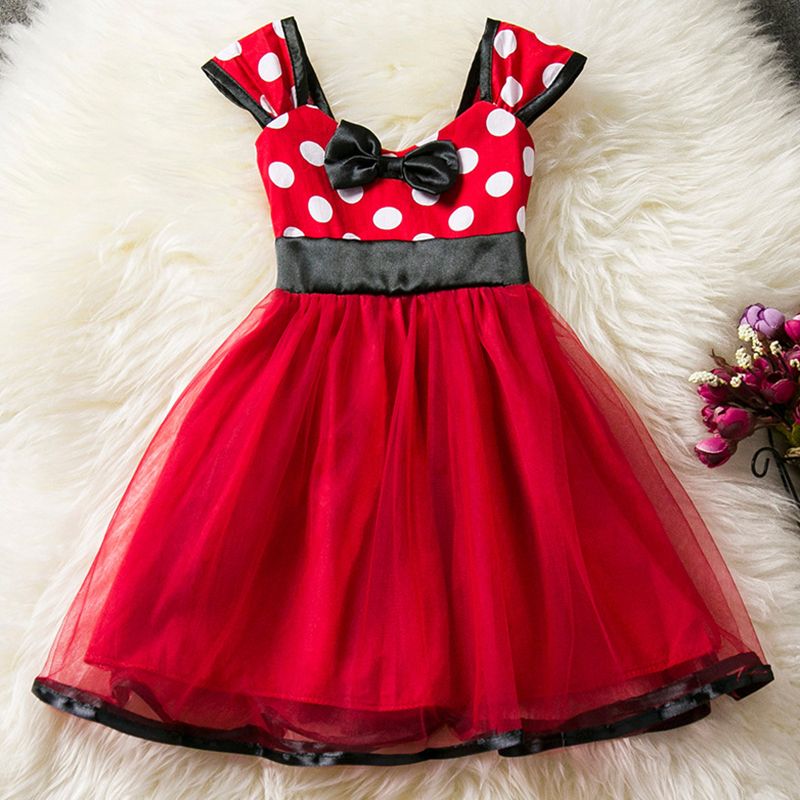 red toddler summer dress