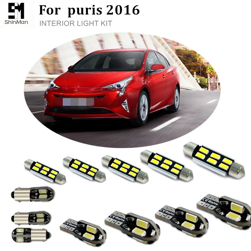 Shinman 8pcs Fehler Free Auto Led Lampen Car Interior Light Kit Lesen Lkw Lampen Fur Toyota Prius 2016 Zubehor