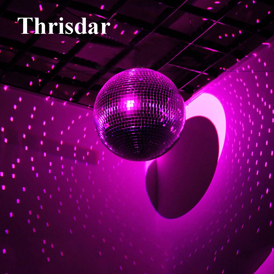 D20cm 25cm 30cm Reflective Glass Rotating Mirror Ball Disco Dj Party D20cm 25cm 30cm Reflective Glass Rotating Mirror Ball Disco Dj Party Stage Effect Light Reflection Motor 220v Lights From