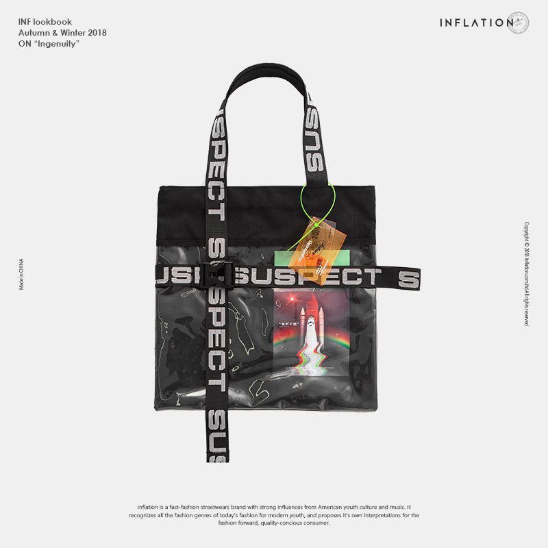 Monedero Carta Bag Totes La 88ai2018 Streetwear Tote Compra Casual Patchwork Playa Cinta Inflación Bolsas Bolsa De Viaje Pvc iPkXuZ