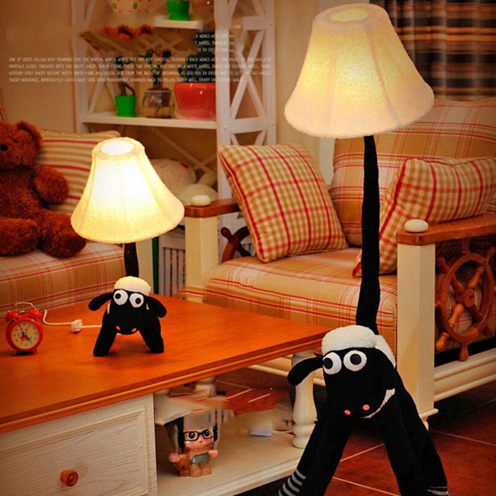 High Quality Children Room Led Cartoon Kids Floor Lamp 110v 220v E27 High Quality Children Room Led Cartoon Kids Floor Lamp 110v 220v E27 Decor Standing Lamps Goat People