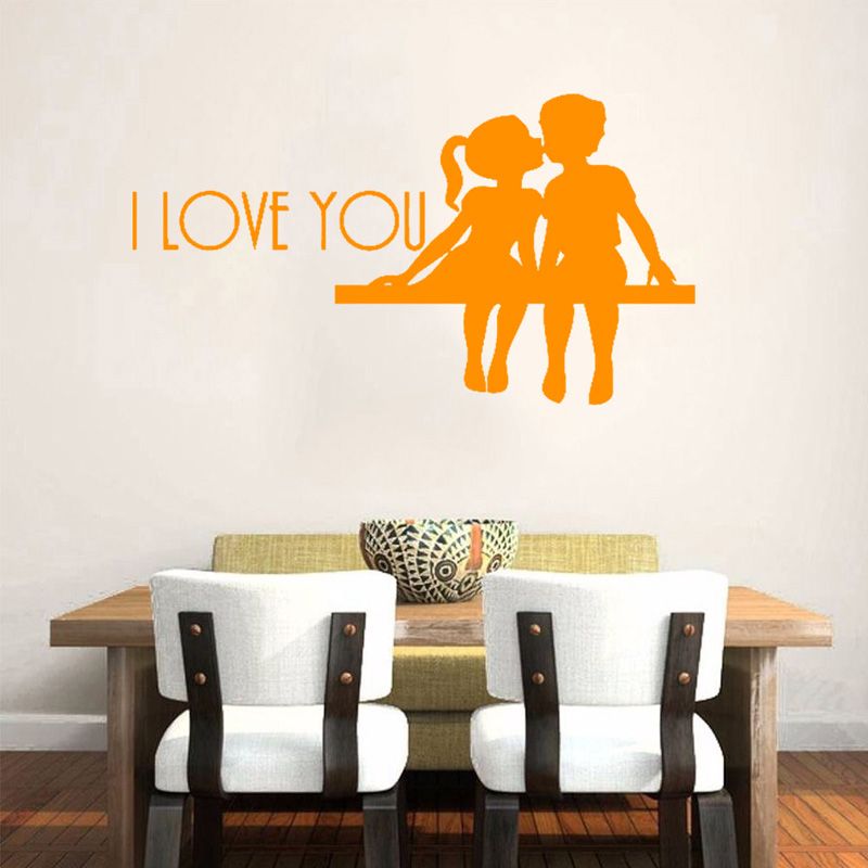 i love you wall stickers art bedroom vinyl stickers gym home decor
