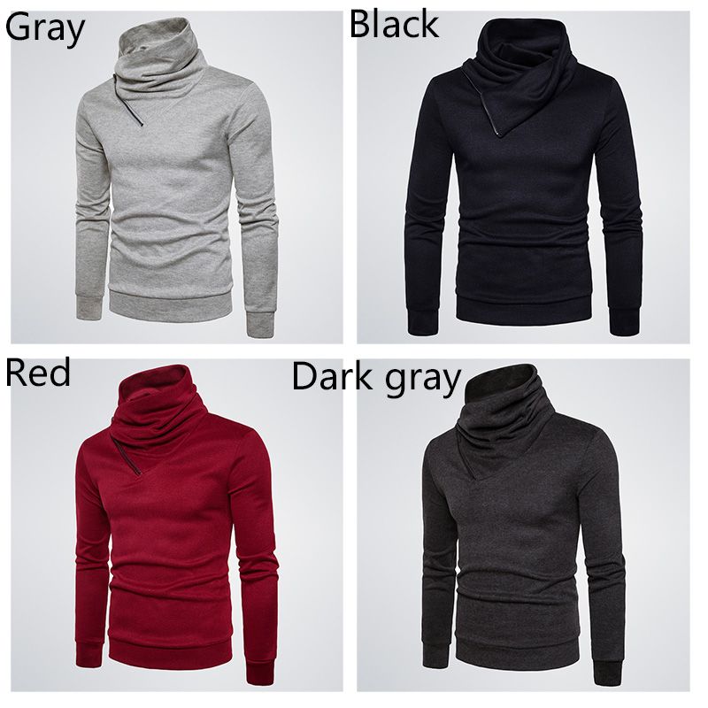 moletom com capuzs with turtleneck