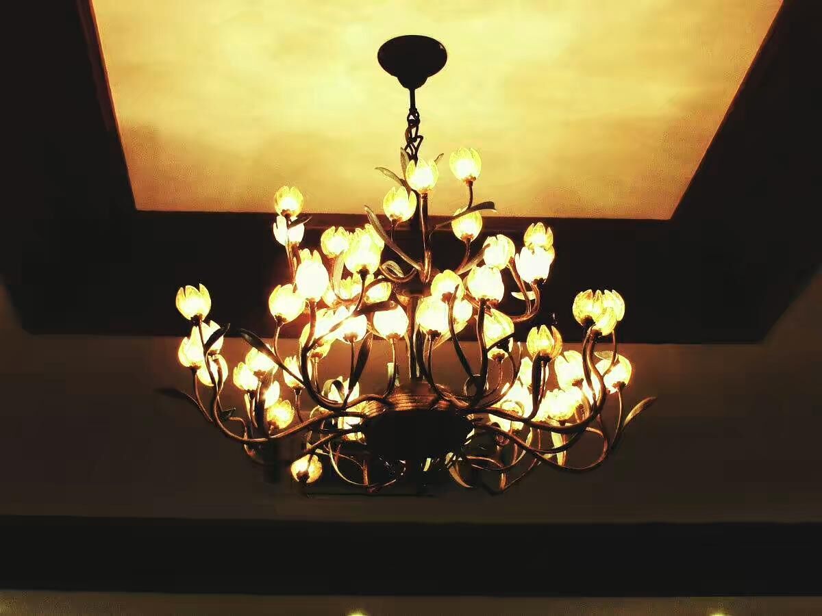 New Chinese Classical Iron Art Bird Cage Lamp Chandelier Hotel Retro New Chinese Classical Iron Art Bird Cage Lamp Chandelier Hotel Retro Living Room Dining Engineering Creative Modeling Lighti Island Pendant