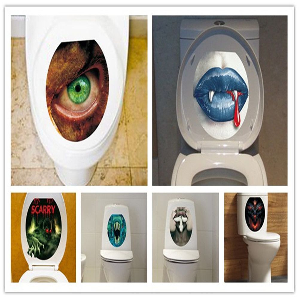 creative scary removable adesivos