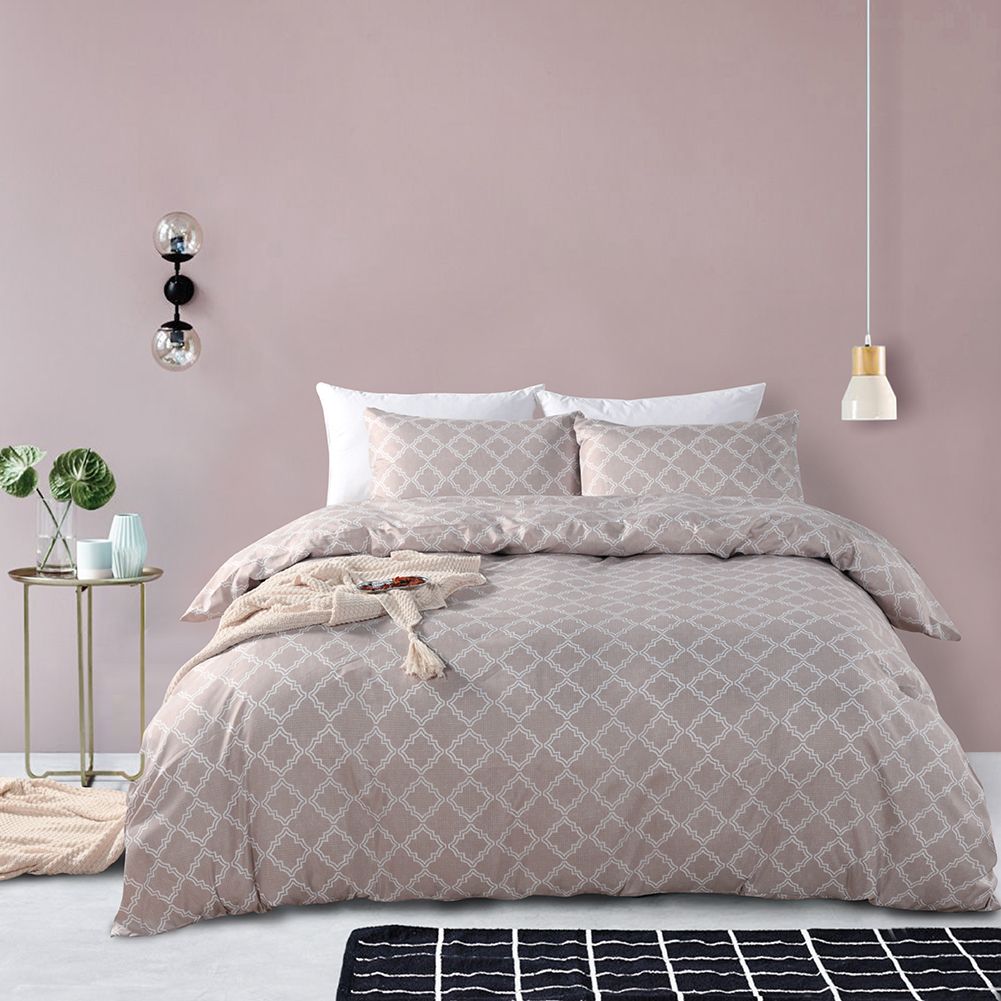 2018 Simple Style Boho Beige Duvet Cover Set Microfiber Fabric 2018 Simple Style Boho Beige Duvet Cover Set Microfiber Fabric Striped Geometric Twin Queen King Covers Home Bedding Size Grey