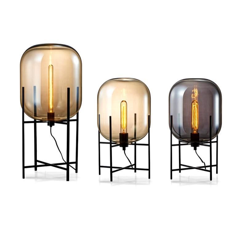 New Classcial Table Lamp Brokis Desk Lamps For Living Room Reading Lighting Loft Big Glass Shade Lights E27 Medium Small