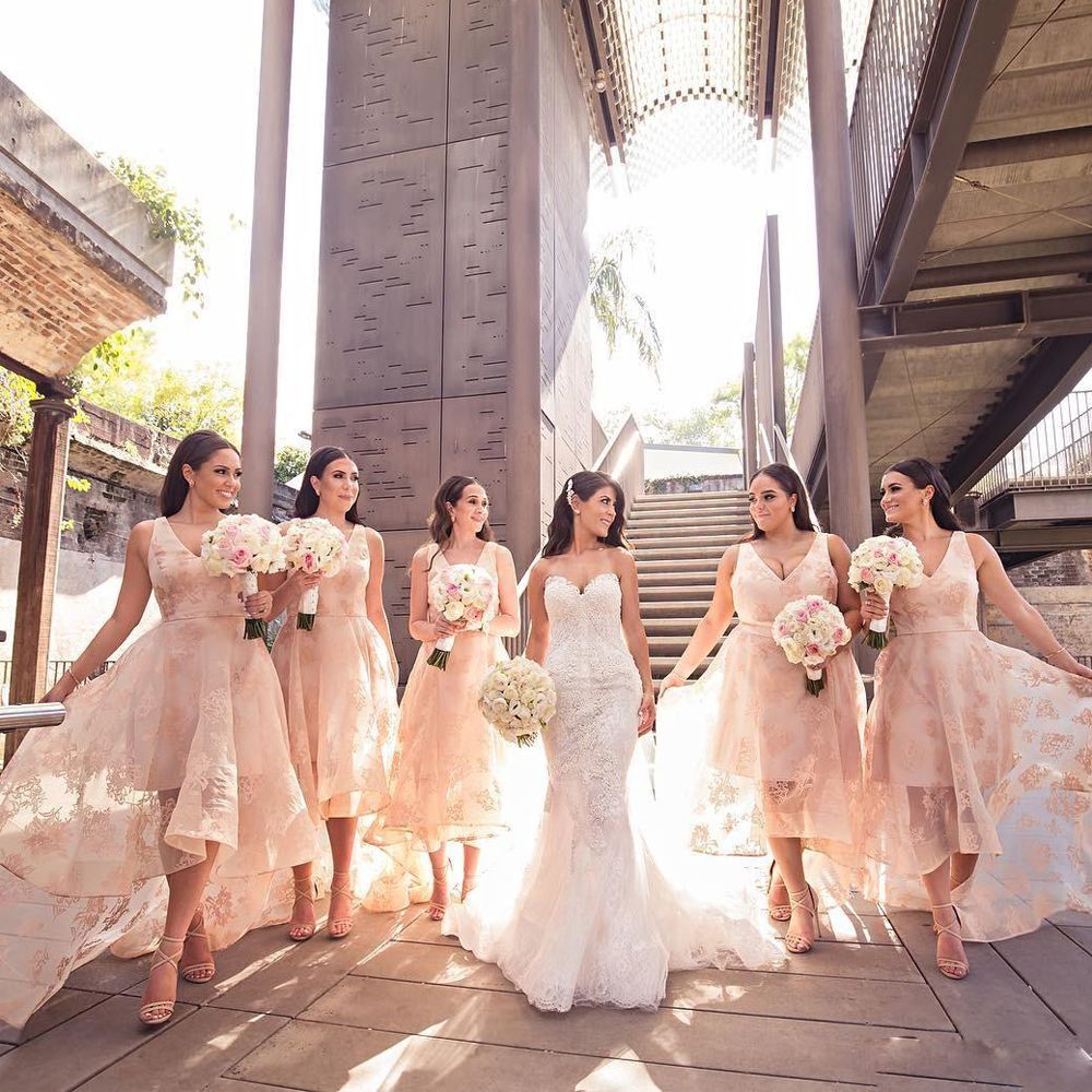 high low bridesmaids dresses