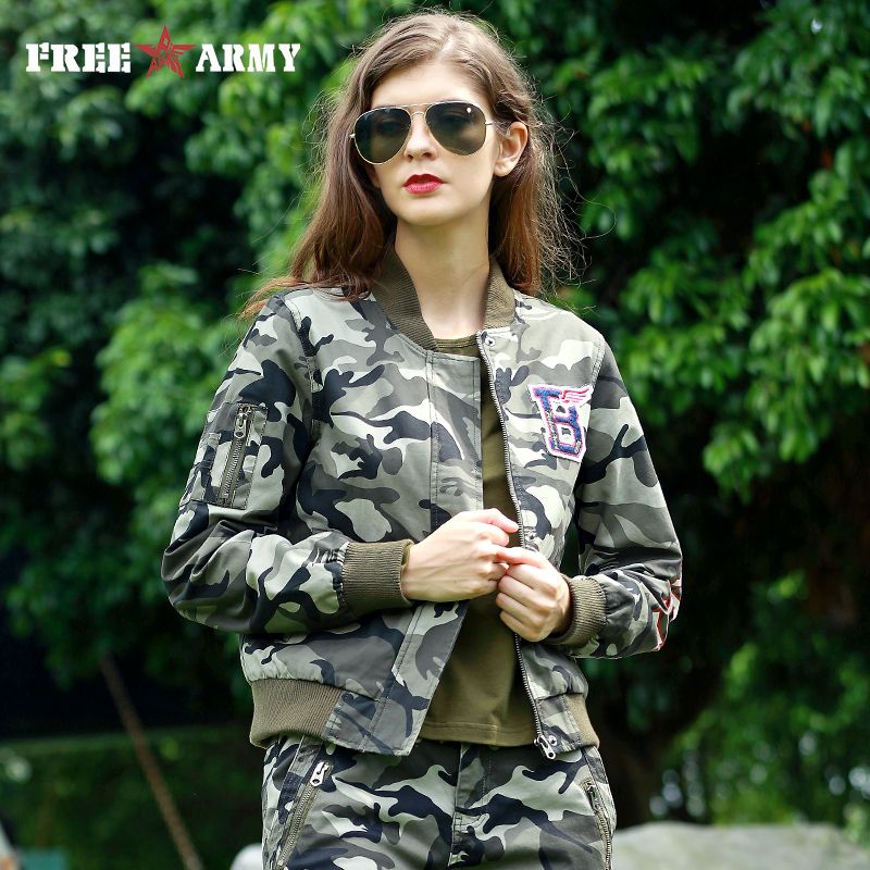 jaqueta bomber feminina exercito