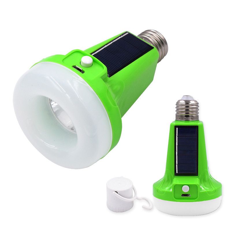 12w 18w Portable Solar Powered Led Flashlight Tent Light Bulb Rechargeable Emergency Lamp For Outdoor Indoor Multifunctional Q0404