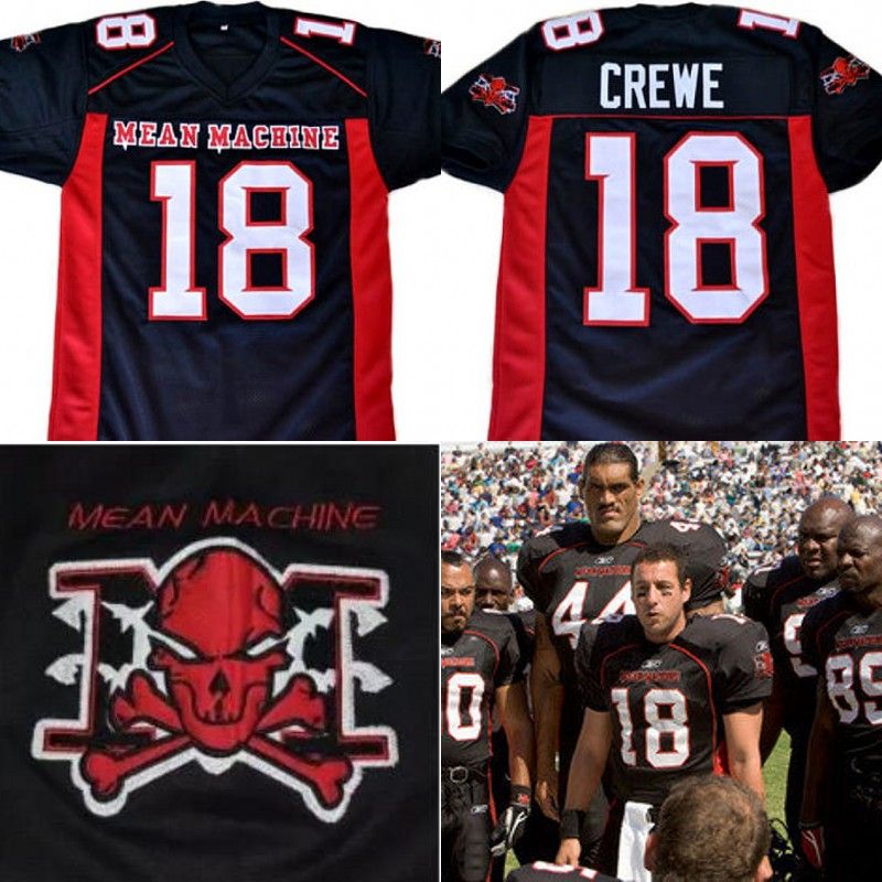 2019 The Longest Yard Movie Jersey EJ Paul Crewe 18 American Football