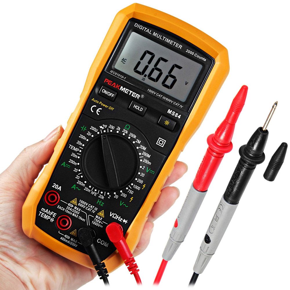 2019 Digital Multimeter AC DC Voltage Current Resistance Capacitance