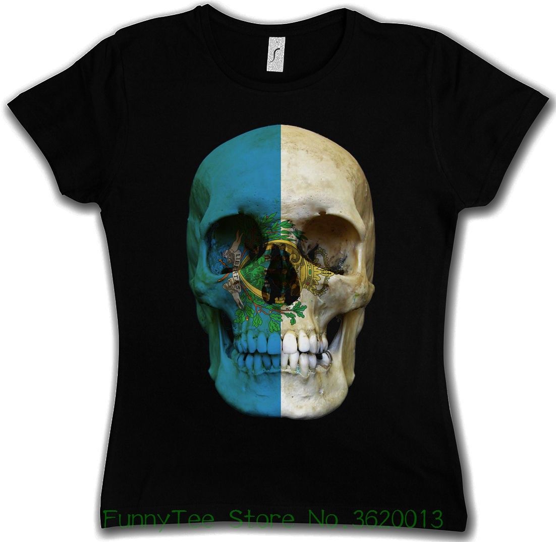 maglietta con teschio ragazza