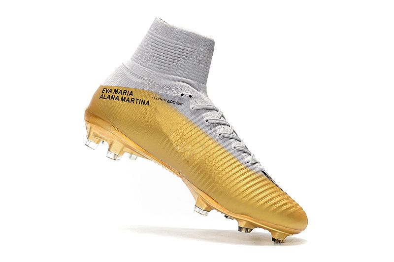 kids gold football boots