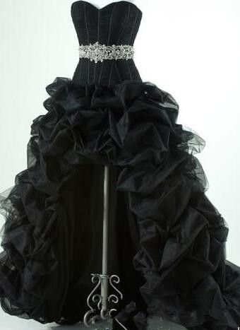 Black High Low Bridesmaid Dresses