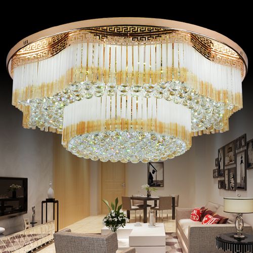New Design Royal Led Crystal Round Rectangle Chandeliers Light K9 New Design Royal Led Crystal Round Rectangle Chandeliers Light K9 Pendant Chandelier Ceiling Lamp Hotel Villa Project French