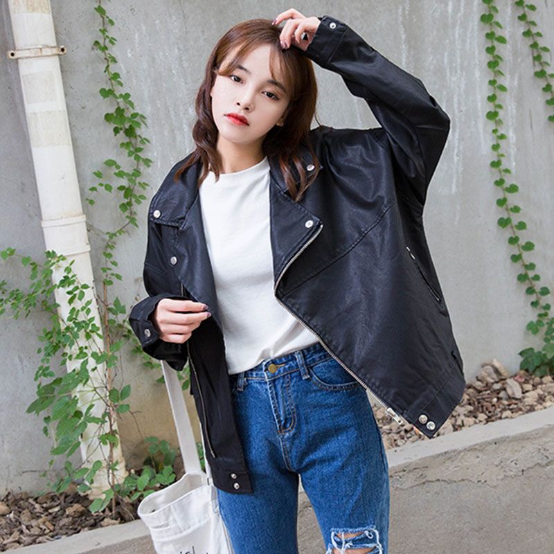 2018 Women S Faux Leather Er Military Style Hooded Jacket Plus 2018 Women S Faux Leather Er Military Style Hooded Jacket Plus Size From Amychristan 49 94 Dhgate Com