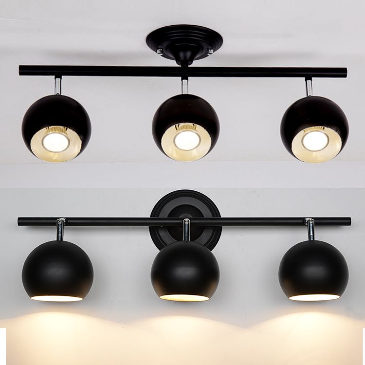 2018 Black Ceiling Lamps Be Turned Dome Light Clothing Led 2018 Black Ceiling Lamps Be Turned Dome Light Clothing Led Spotlights Track Lights Installed Tv Background Headlights From Amosty