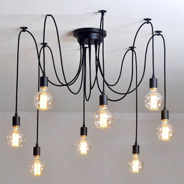mehrere pendelleuchten anhänger lampe großhandel vintage nordic spider pendelleuchte mehrere einstellbare retro pendelleuchten loft klassische dekorative leuchte beleuchtung led home von mehrere pendelleuchten anhänger lampe großhandel vintage nordic spider pendelleuchte mehrere einstellbare retro pendelleuchten loft klassische dekorative leuchte beleuchtung led home von