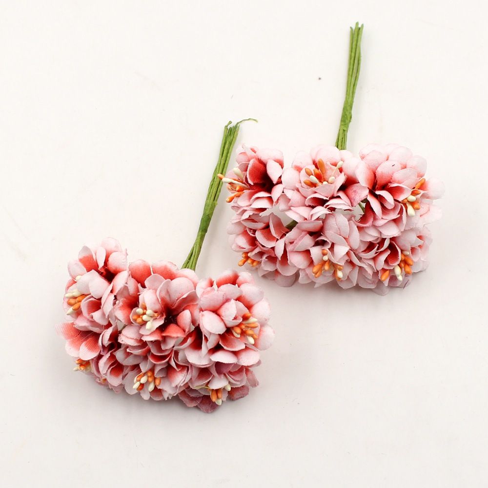 blossoms de soie le scrapbooking couronne faux bouquet fleurs artificielles 