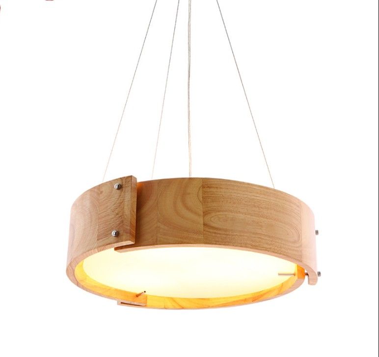 New Solid Wood Pendant Light For Home Lighting Modern Hanging Lamp New Solid Wood Pendant Light For Home Lighting Modern Hanging Lamp Wooden Lampshade Dinning Room Restaurant Fixture Llfa Ceiling