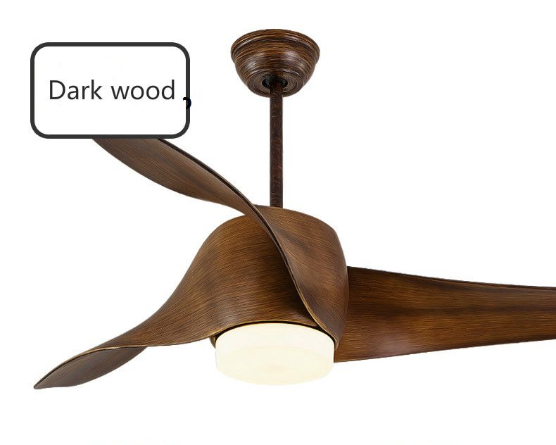 Frequency Conversion American Ceiling Fan Light Fashion Simple Restaurant Nordic Retro Led Modern Pendant Lamp