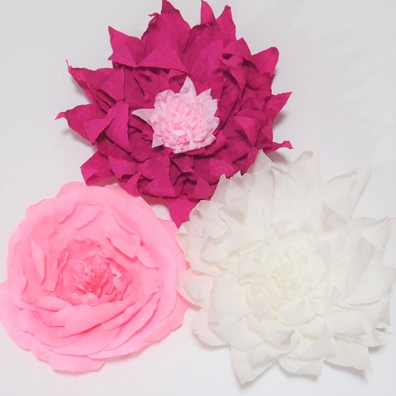 2019 giant crepe paper flowers for wedding event backdrop giant crepe paper flower