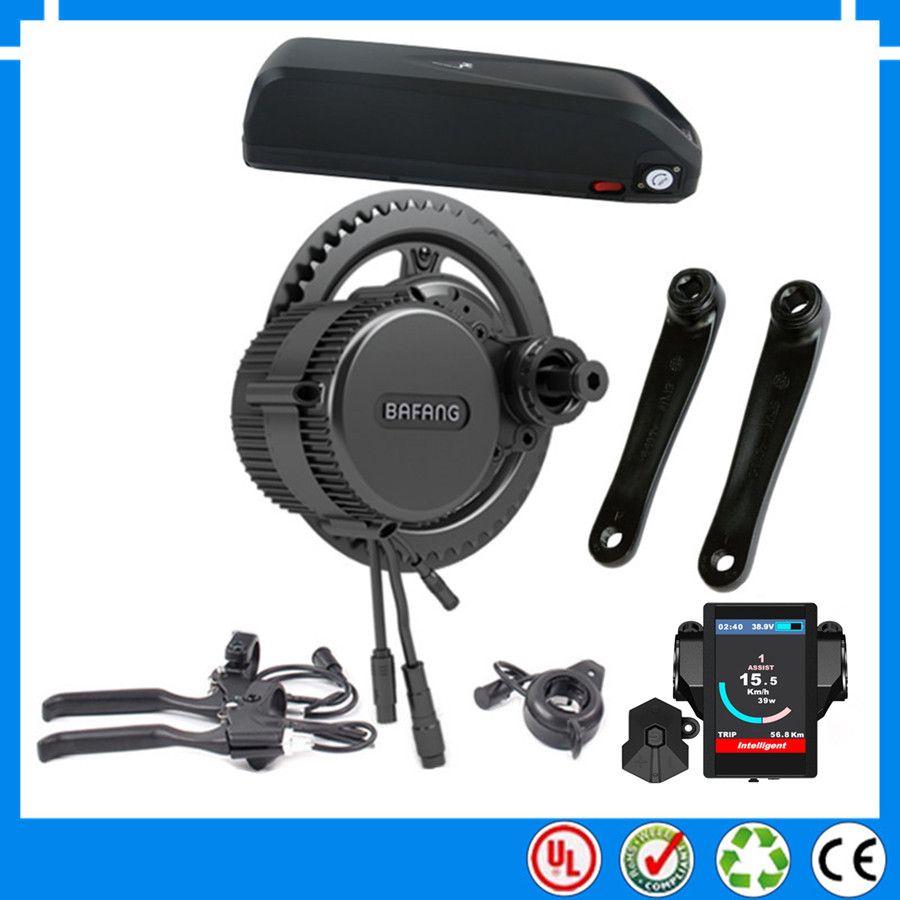 2019 36v 500w Mid Central Crank Motor Electric Bicycle Conversion Kit
