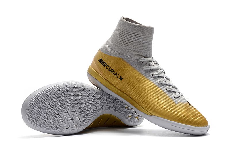 gold indoor soccer shoes