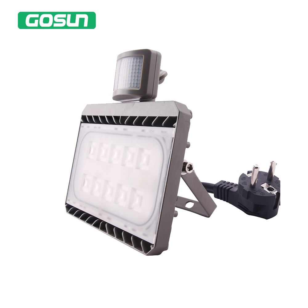 Led Flood Light Motion Sensor 50w 30w 220v 110v Waterproof Ip65 Pir Garden Spotlight Outdoor Lighting Reflector Lamp