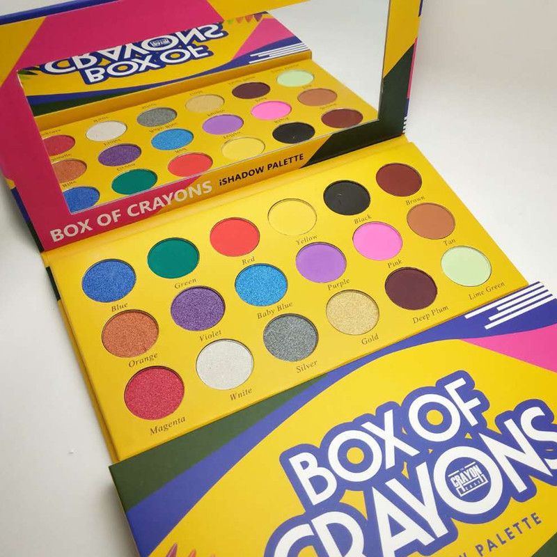 BOX OF CRAYONS Eyeshadow Palette Cosmetics Yellow ISHADOW Palette