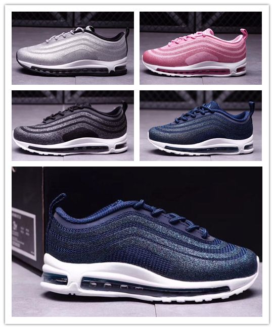 nike air max 97 airmax Juvenil Niños 97 zapatos Og Triple blanco Zapatillas de running Niños niña Metallic Gold Silver Bullet Pink Zapatillas nike air max 97 airmax Juvenil Niños 97 zapatos Og Triple blanco Zapatillas de running Niños niña Metallic Gold Silver Bullet Pink Zapatillas