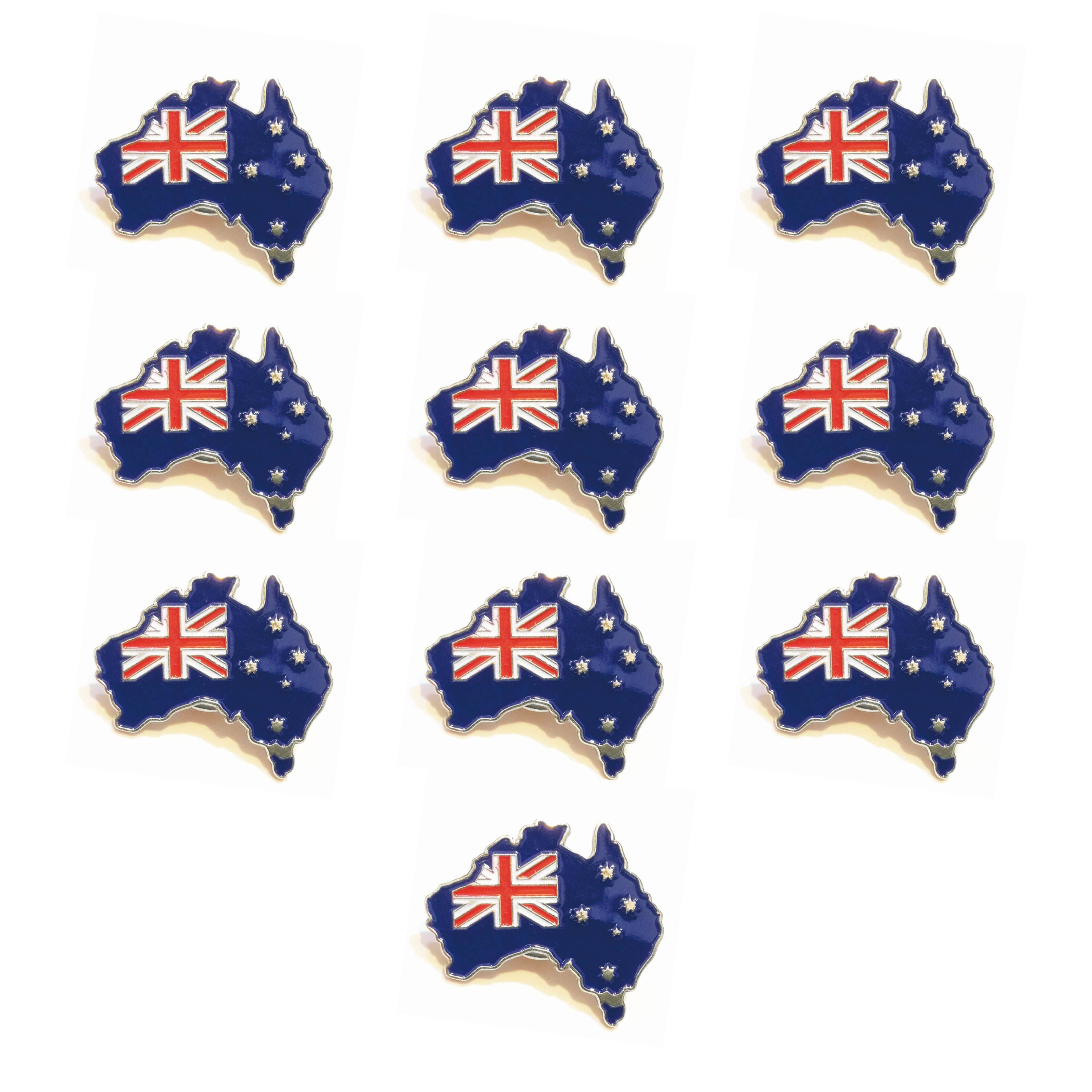 2020 Wholesale New Style Australia Flag Lapel Pin Flag Badge For