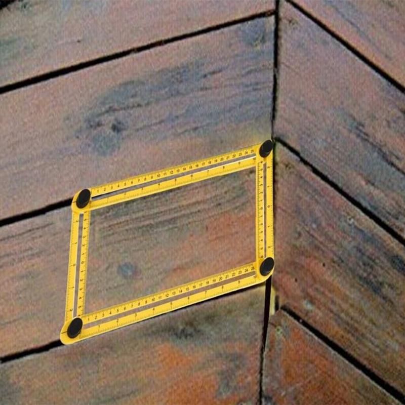 2019 Protractor Multi Angle Ruler Template 4 Folding Measuring 2019 Protractor Multi Angle Ruler Template 4 Folding Measuring Tool Instrument Brick Tile Wood Corner S Foldable From Dropshipcenter