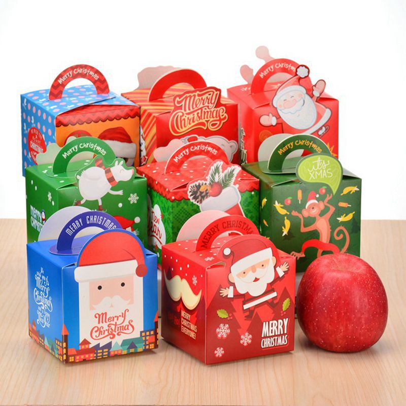 christmas apple boxes christmas gift paper boxes xmas apple candy