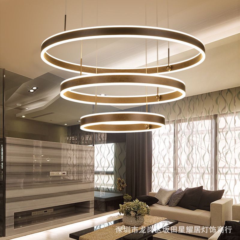 Großhandel LED Kronleuchter Wohnzimmer Lampe Moderne