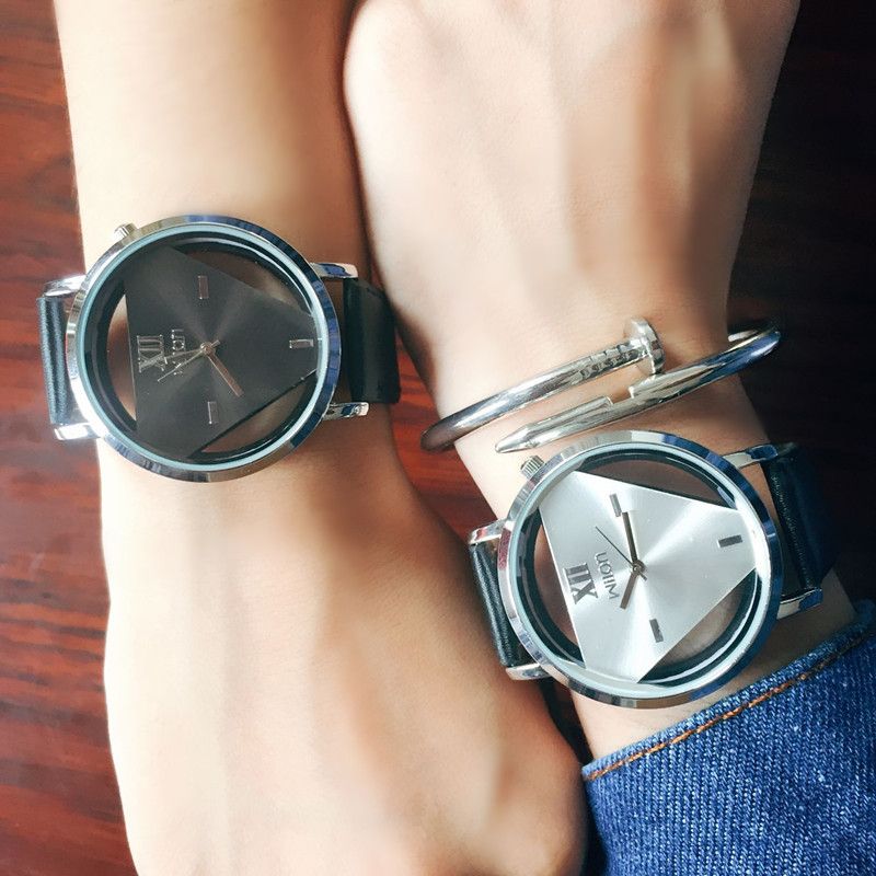 leather band dress watches