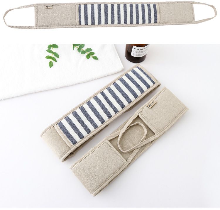 Scrub Bath Hot Brush Body New Exfoliating Scrubber Shower Sponge Spa Back Strap